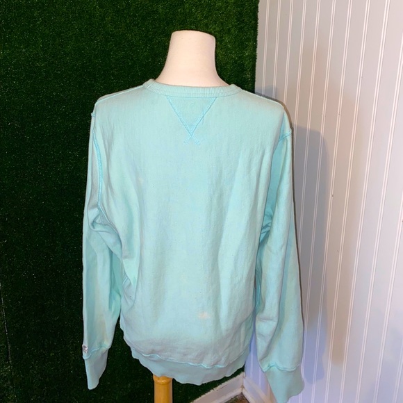 CHAMPION x Todd Snyder Pullover Sweatshirt Blue-Green - Picture 5 of 5